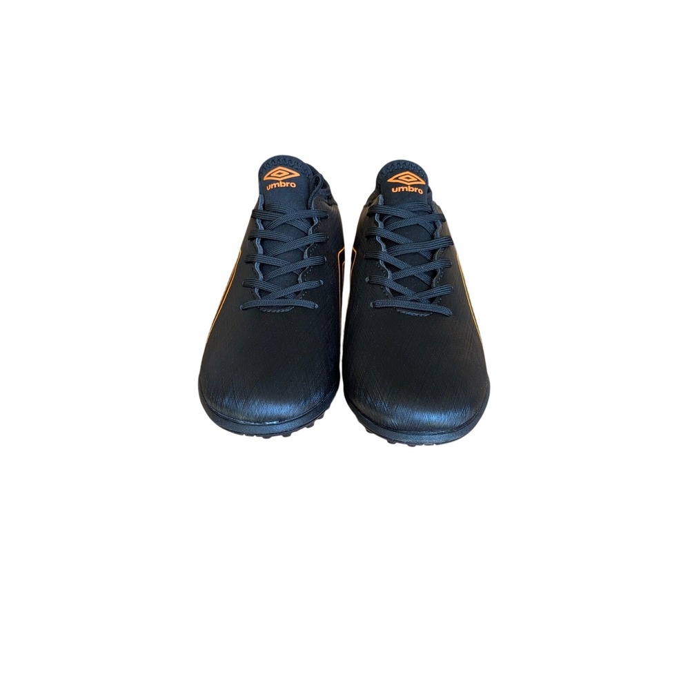 Umbro Spirito‎ TF-JNR Kids Soccer Cleats Black Orange Blue 3.5Y